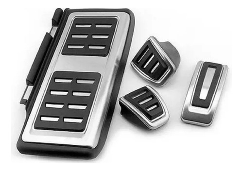 Kit Cubre Pedales + Posa Pie Para Autos Estandar Vw Mk7 Audi