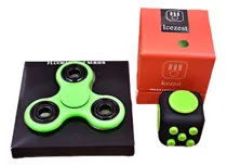 Comprar Fidget Cubo + Resplandor Mano Spinner Ansiedad Estrés Socorr
