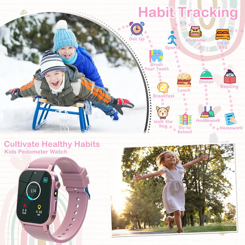 Reloj Inteligente Para Niñas Con Pantalla Hd Y Cámara