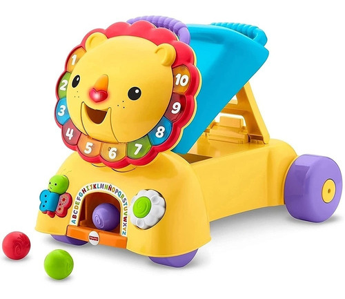 Fisher Price León Camina Conmigo Color Multicolor