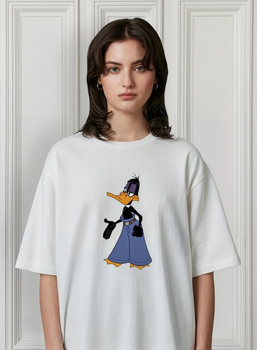 Remera Pato Lucas Pantalón Para Tiendas Personalizada Meme
