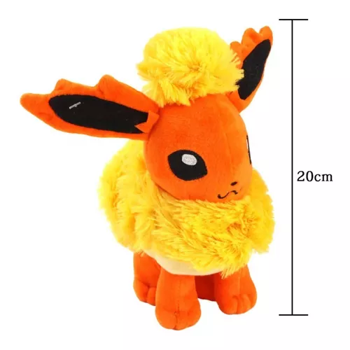Pelucia Pokemon Flareon Evolução Eevee 20cm Sunny 3545 no Shoptime