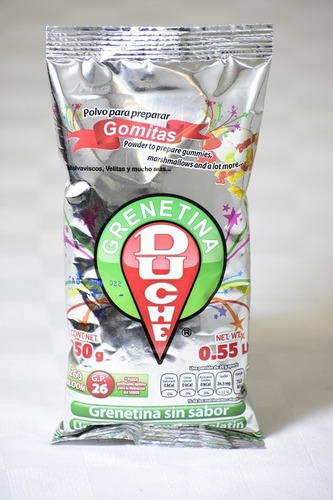 Imagen 1 de 2 de Grenetina Duché 260 Bloom 250gr (especial Para Gomitas)