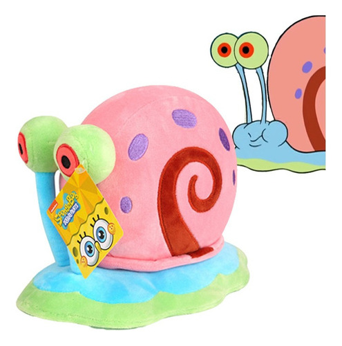 Peluche Infantil Caracol De 22 Cm De Altura