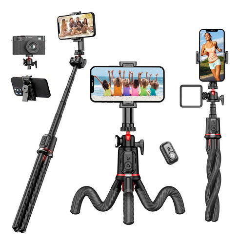 Tripode Para Telefono Flexible Para Selfie, Tripode Para Cam
