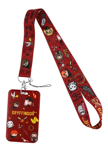 Gafete Lanyard Porta Credencial Identificacion Harry Potter