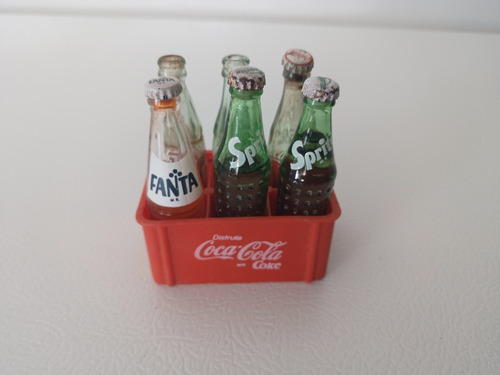 Mini Botellitas Coca Cola, Fanta Y Sprite No. 5 (Usado)