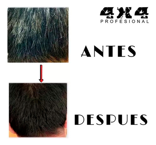 Gel 4x4 Cubre Cana Para Cabello Cubre Tapa Obscurece Canas