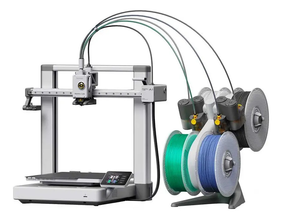 Impressora 3D Bambu Lab A1 Combo Com AMS Lite Multicor - A1C