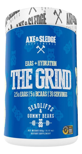 Eaas + Bcaas + Hydration The Grind Axe & Sledge 30 Srv Sabor Gummy Bears