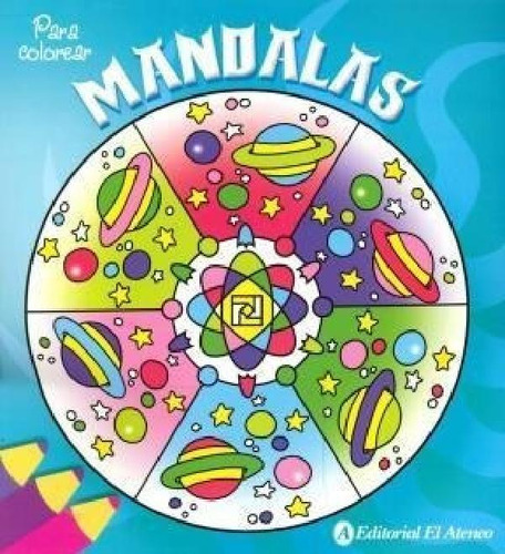 Libro - Mandalas Para Colorear (tapa Celeste) - Vv. Aa. (pa