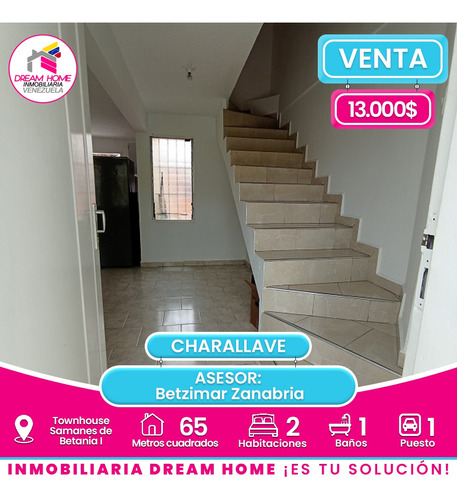 Town House En Venta Samanes De Betania 1 - Charallave