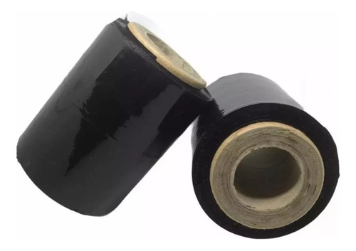 Film Stretch Negro 10cm Embalar Embalaje Resistente
