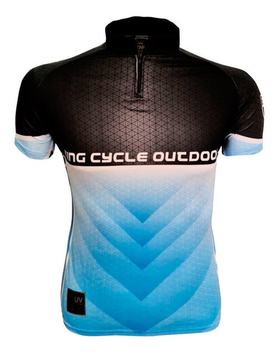 Imagem 1 de 3 de Camiseta De Ciclismo King Brasil 3 Bolsos - Pedal 02