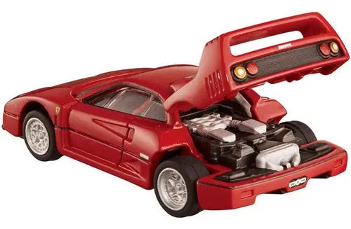 Miniatura Carro Ferrari F40 Tomica em Escala 1:62, Colecionável