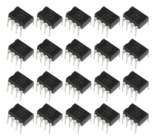 20 X Componentes Electronicos Lm386n Ic Amplificador De Audi