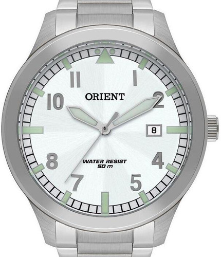 Relógio Orient Masculino  Prata - Mbss1361 B2sx