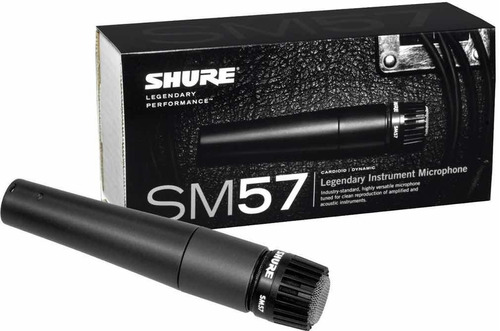 Microfono Dinamico Cardioide Para Instrume Y Voz Sm57 Shure