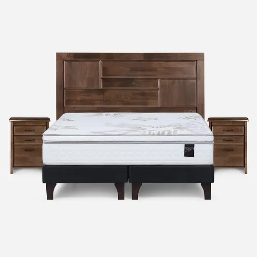 comprar Cama Europea Art 4 2 Plazas  Con Muebles Dolce