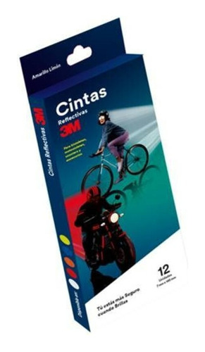 Cinta Reflectiva Para Bicicleta Roja