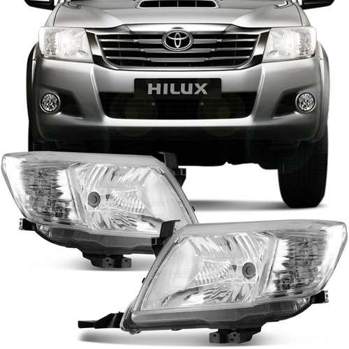 Farol Hilux 2012 2013 Sr Srv Pick Up 12 13 Nova Hilux Sr