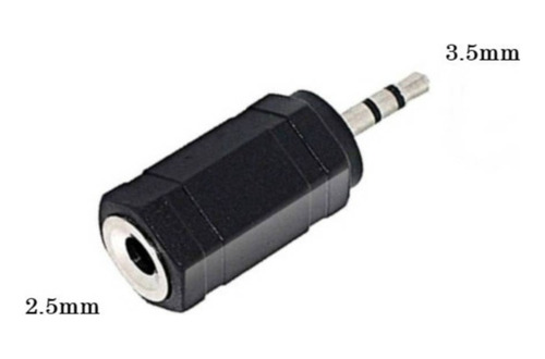 Adaptador Audio Plug 2.5mm Macho A 3.5mm Jack Hembra 