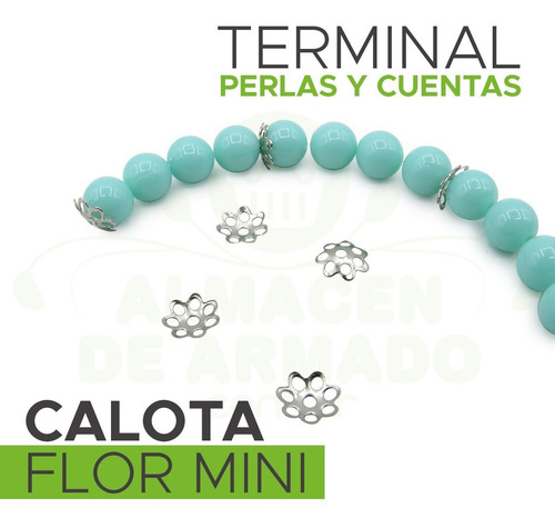 1000u Calotas Mini Flor De 6mm Bijouterie Manualidades Deco
