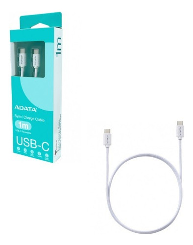 Adata Cacc-100pn-wh Cable Usb-c A Usb-c 1m Blanco