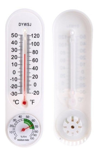 Imagen 1 de 3 de Termometro Ambiental Higrometro Pared Temperatura Humedad