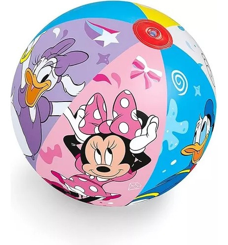 Pelota Inflable Bestway Mickey 51 Cm Para Playa Pileta 91098