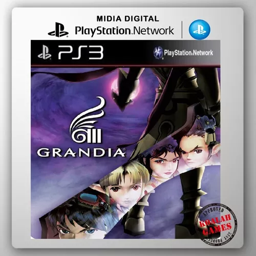 Grandia Classico Ps1 Jogos Ps3 PSN Digital Playstation 3