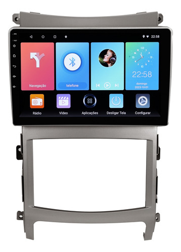  Multimidia Vera Cruz Android 13 2gb 32gb Carplay Wifi 9p