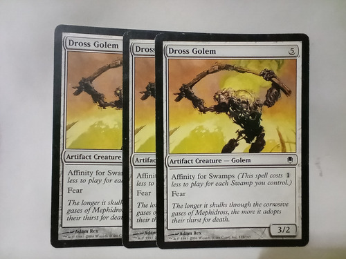 Magic The Gathering Lote De 17 Tarjetas Mtg Darksteel 2004 (Usado)