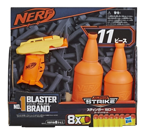 Lançador Nerf Alpha Strike Stinger Com Alvo E8310 Hasbro