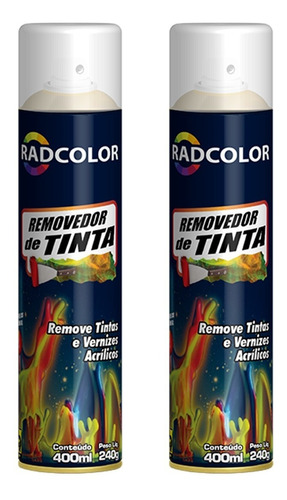 Removedor De Tinta E Verniz Acrilicos Em Spray 400ml 02 Uni.