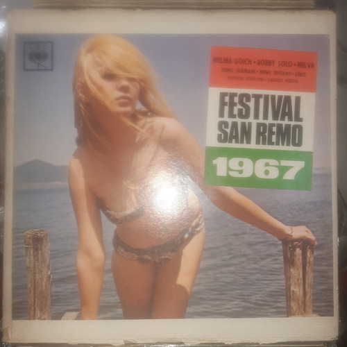 Vinilo Festival San Remo 1967 Goich Solo Milva Otros Cp3