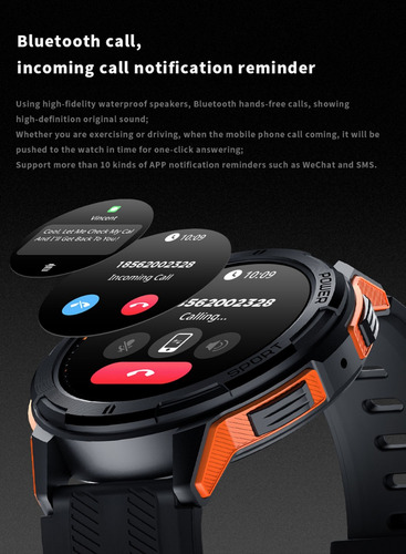 Relojes Inteligentes Amoled Llamada Bluetooth Para Hombres