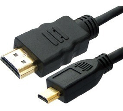 Cable Para Micro Hdmi A Hdmi V1.3; 3 Metros, Baño Oro Rh8636