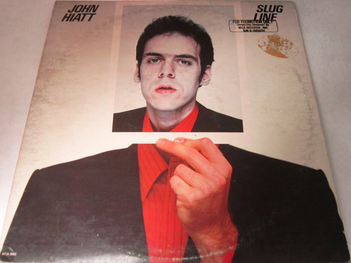 John Hiatt - Slug Line Insert Importado Usa Promo Lp