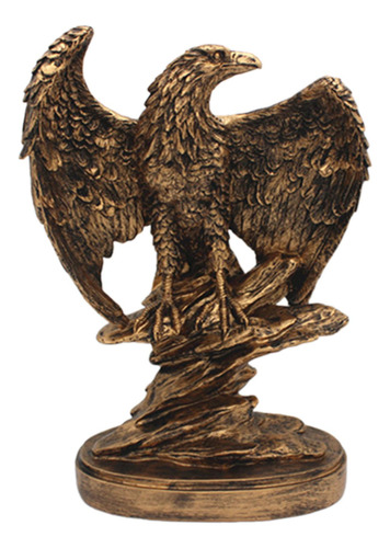 Estatuilla De Águila, Estatua De Resina, Escultura Bronce