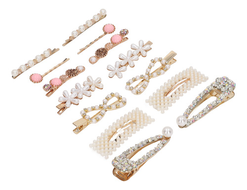 Pinza Para El Pelo Simulation Pearls, 14 Unidades, Elegante