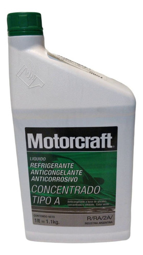 Liquido Refrigerante Anticongelante Ford Motorcraft Verde 