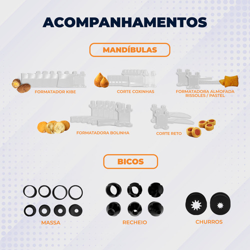 Máquina De Fazer Salgados E Doces 7g-250g Compacta Print