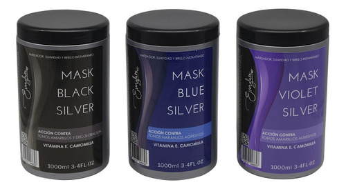 3 Crema Matizador Violeta/black/azul 1000ml