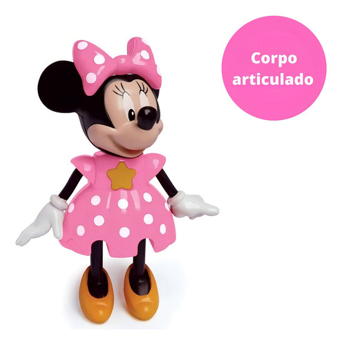 Boneca Minnie - Conta Histórias - Elka - Disney