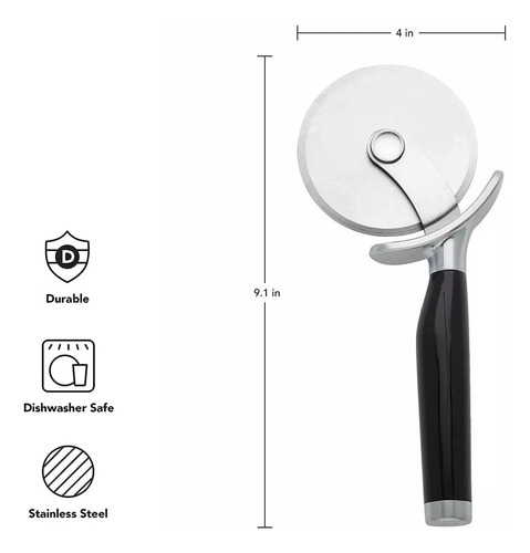 Rueda De Pizza Clásica Kitchenaid Con Cuchilla Afilada Para