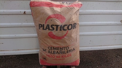 Cemento Para Albañileria Plasticos 40 Kg.