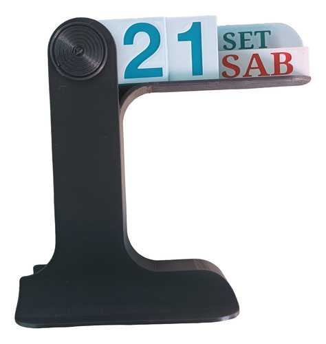 Calendario Perpetuo Plegable 3d. Altura 16cm