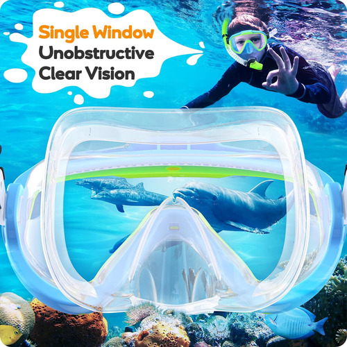 Soceo De Snorkel Para Niños De Seo, Máscara De Snorkel Para