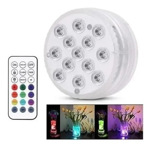 Luces Sumergibles Rgb Control Remoto Modular 16 Tonalidades